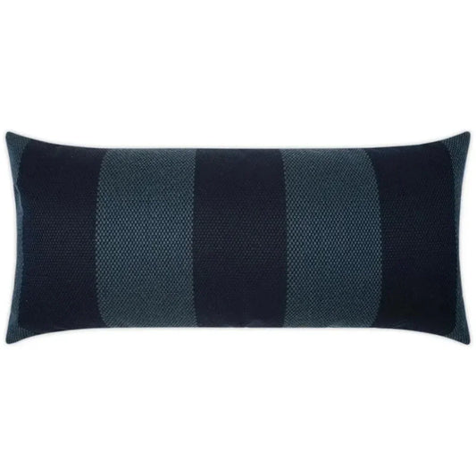 Outdoor Carlsbad Lumbar Pillow - Indigo-Outdoor Pillows-D.V. Kap-LOOMLAN