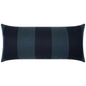 Outdoor Carlsbad Lumbar Pillow - Indigo-Outdoor Pillows-D.V. Kap-LOOMLAN