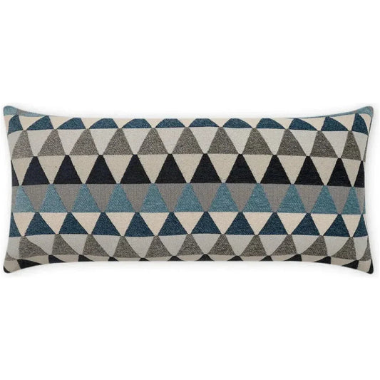 Outdoor Centenal Lumbar Pillow - Indigo-Outdoor Pillows-D.V. Kap-LOOMLAN