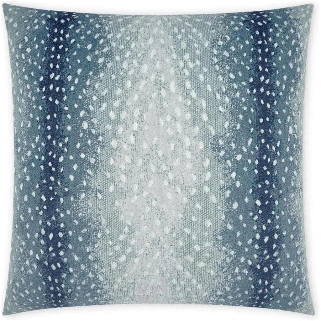 Outdoor Cerbiatta Pillow - Azure-Outdoor Pillows-D.V. Kap-LOOMLAN
