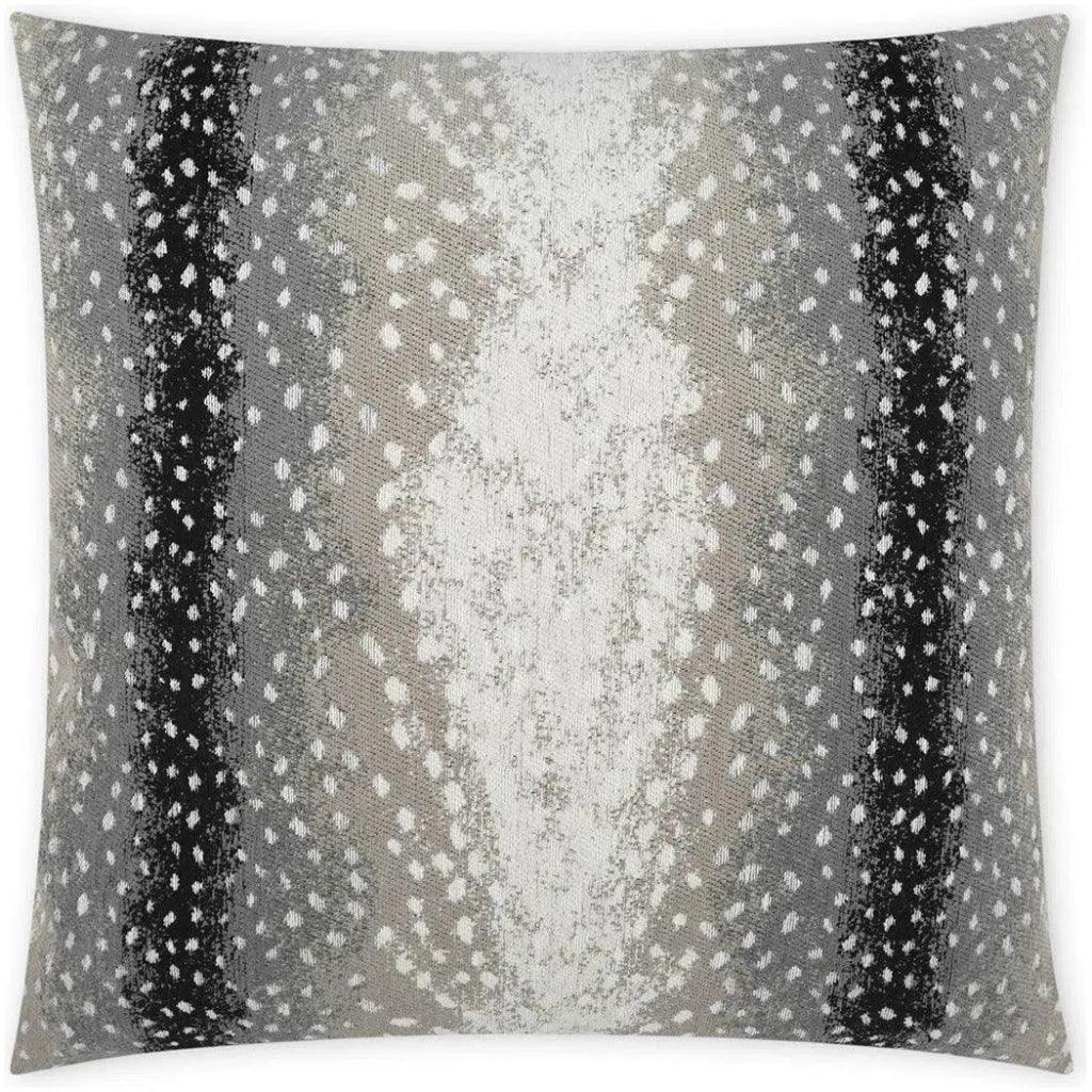 Outdoor Cerbiatta Pillow - Onyx-Outdoor Pillows-D.V. Kap-LOOMLAN