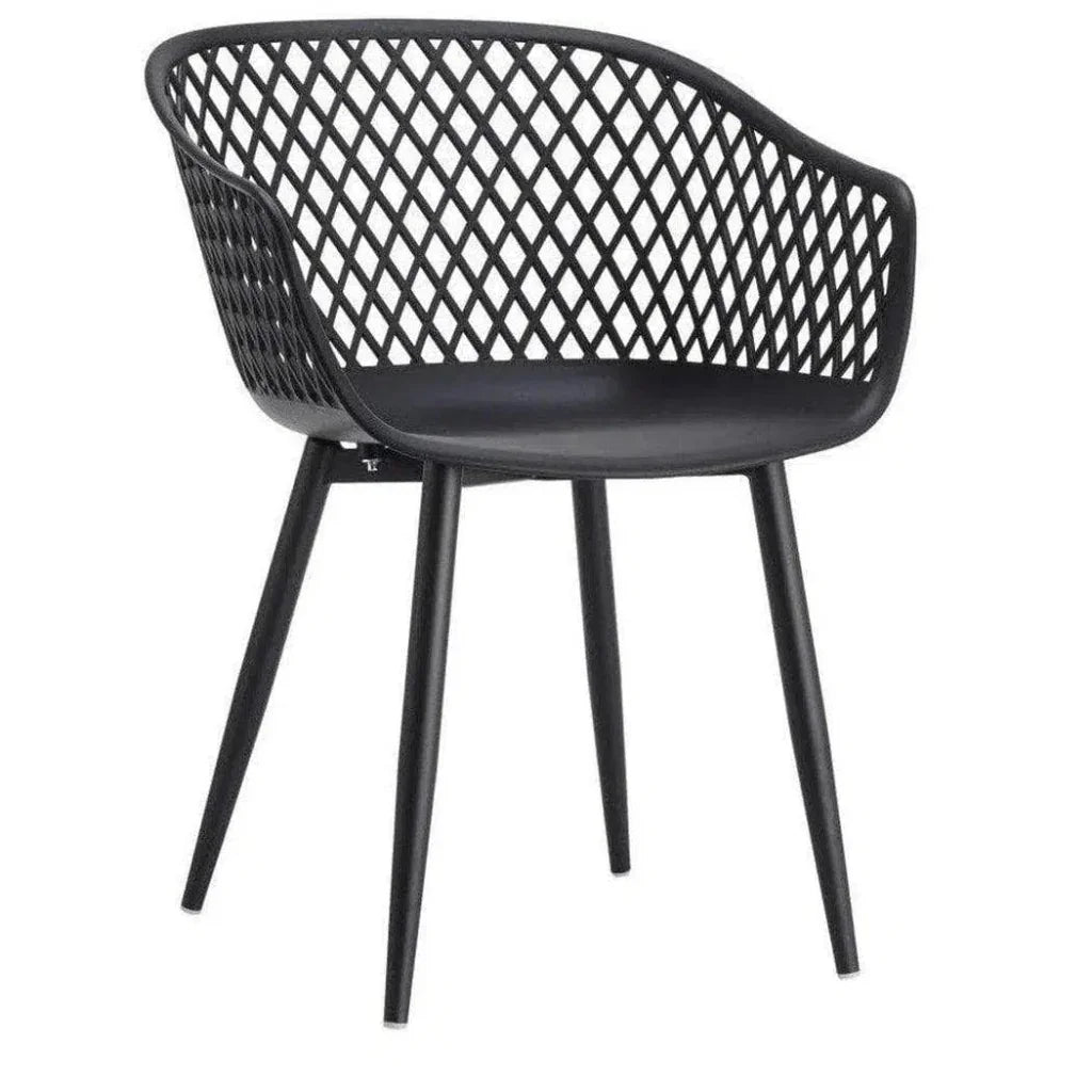 Outdoor Chair Black Set-Outdoor Accent Chairs-Moe's Home-LOOMLAN