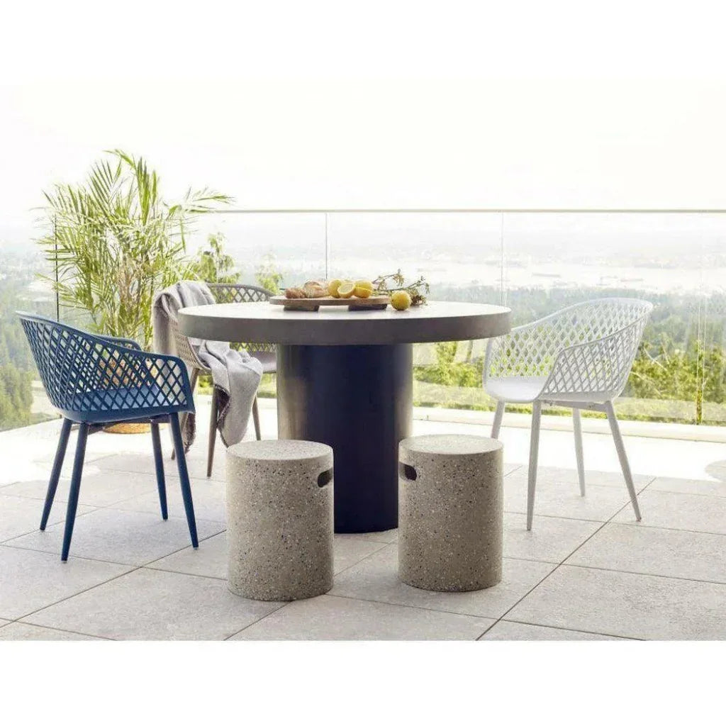 Outdoor Chair Blue Set-Outdoor Accent Chairs-Moe's Home-LOOMLAN