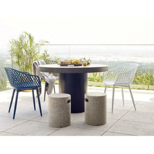 Outdoor Chair Blue Set-Outdoor Accent Chairs-Moe's Home-LOOMLAN