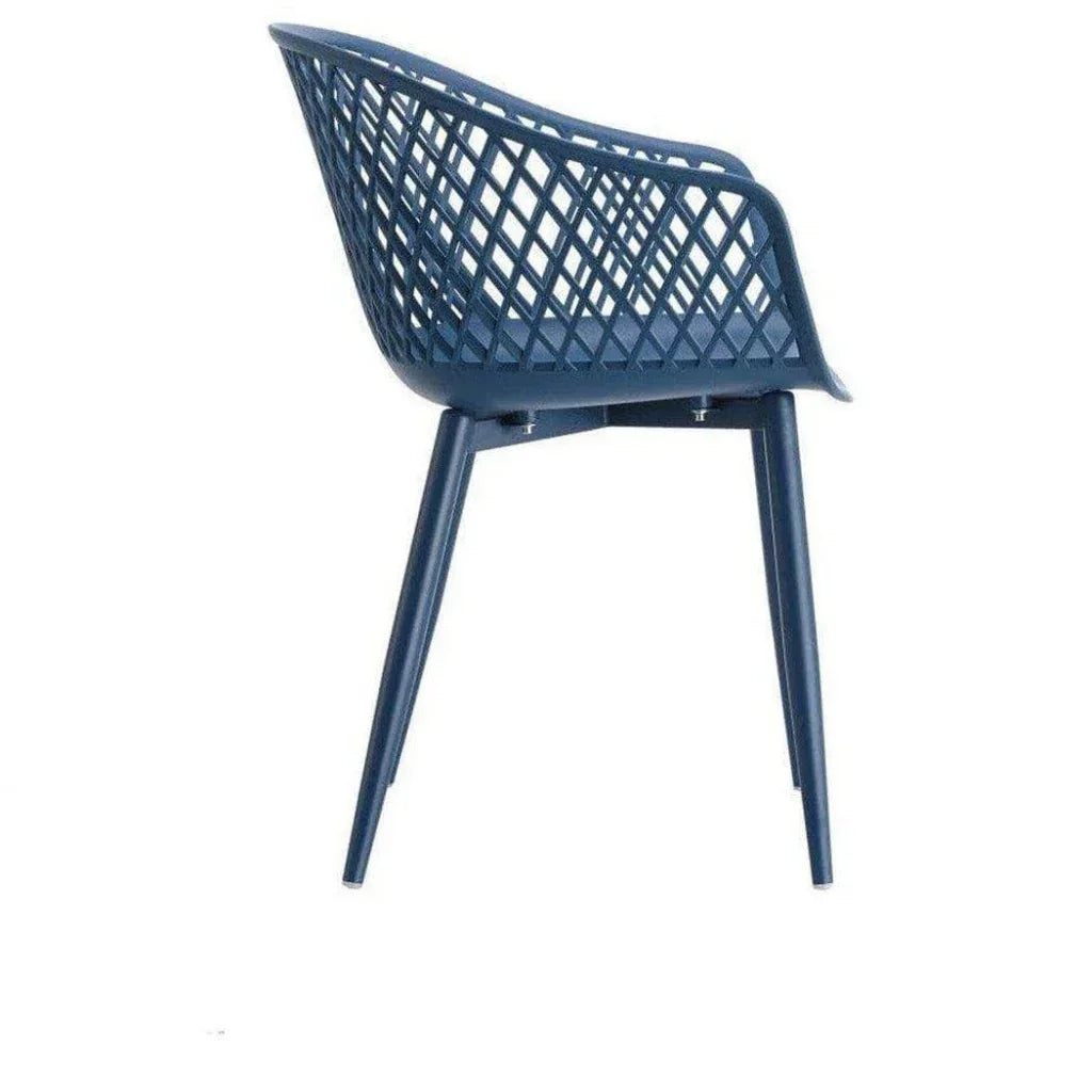Outdoor Chair Blue Set-Outdoor Accent Chairs-Moe's Home-LOOMLAN
