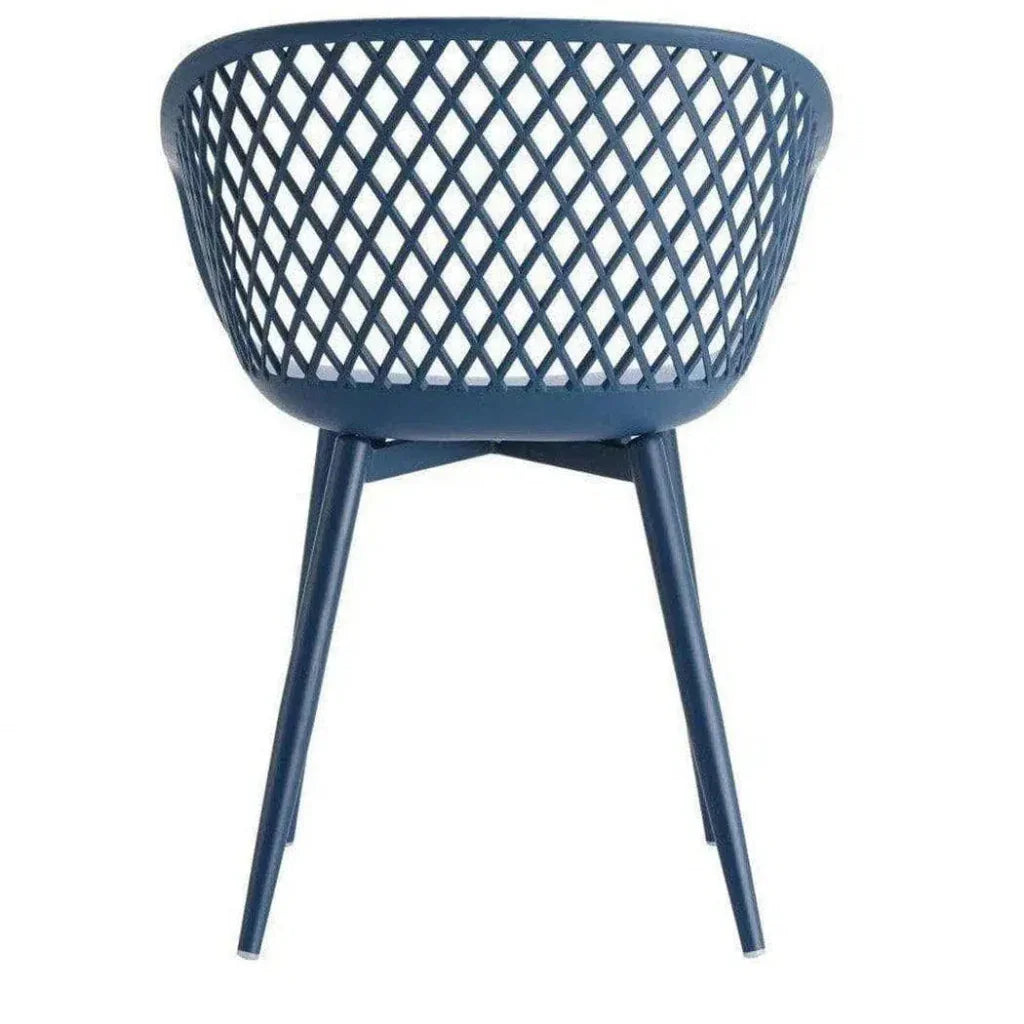Outdoor Chair Blue Set-Outdoor Accent Chairs-Moe's Home-LOOMLAN
