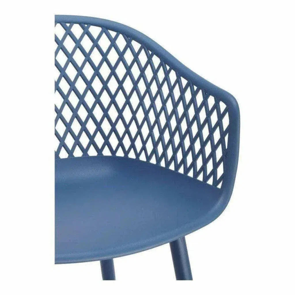 Outdoor Chair Blue Set-Outdoor Accent Chairs-Moe's Home-LOOMLAN