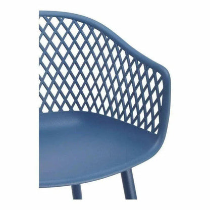 Outdoor Chair Blue Set-Outdoor Accent Chairs-Moe's Home-LOOMLAN