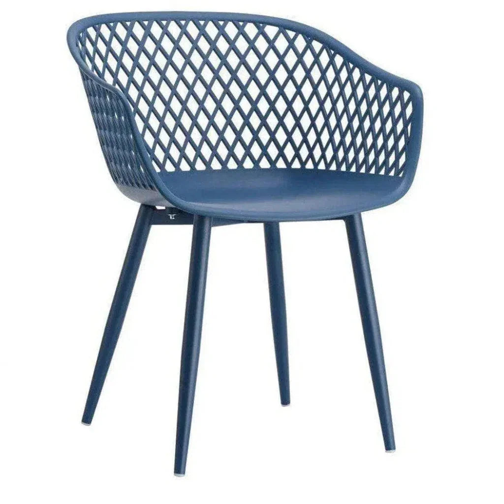 Outdoor Chair Blue Set-Outdoor Accent Chairs-Moe's Home-LOOMLAN