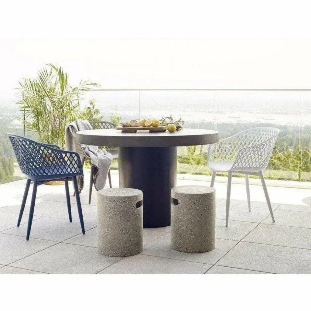 Outdoor Chair Grey Set-Outdoor Accent Chairs-Moe's Home-LOOMLAN