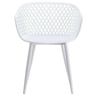 Outdoor Chair White Set-Outdoor Accent Chairs-Moe's Home-LOOMLAN