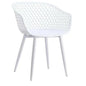 Outdoor Chair White Set-Outdoor Accent Chairs-Moe's Home-LOOMLAN