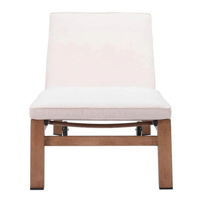 Outdoor Chaise Lounge Aluminum Water Resistant Olefin-Outdoor Chaises-Zuo Modern-LOOMLAN