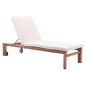 Outdoor Chaise Lounge Aluminum Water Resistant Olefin-Outdoor Chaises-Zuo Modern-LOOMLAN