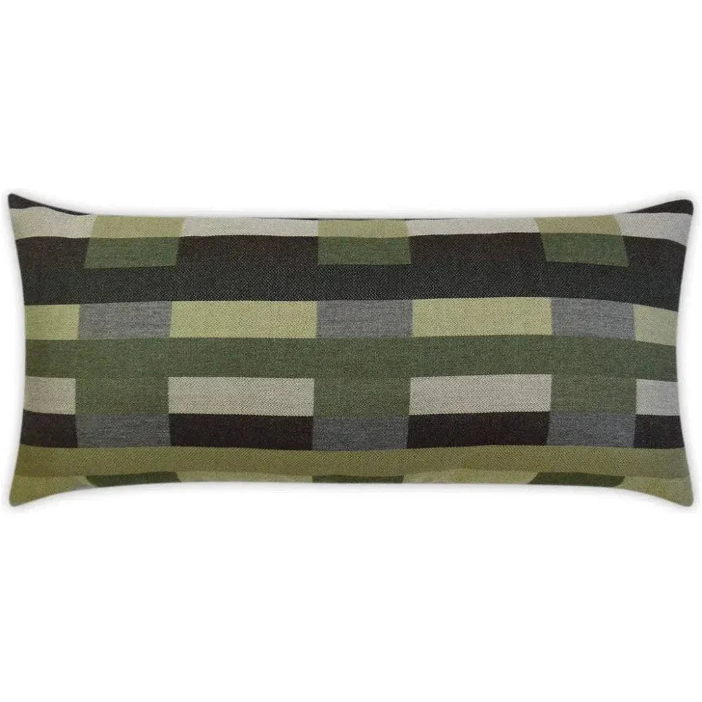 Outdoor Charleston Lumbar Pillow - Palm-Outdoor Pillows-D.V. Kap-LOOMLAN