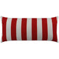 Outdoor Classics Lumbar Pillow - Red-Outdoor Pillows-D.V. Kap-LOOMLAN