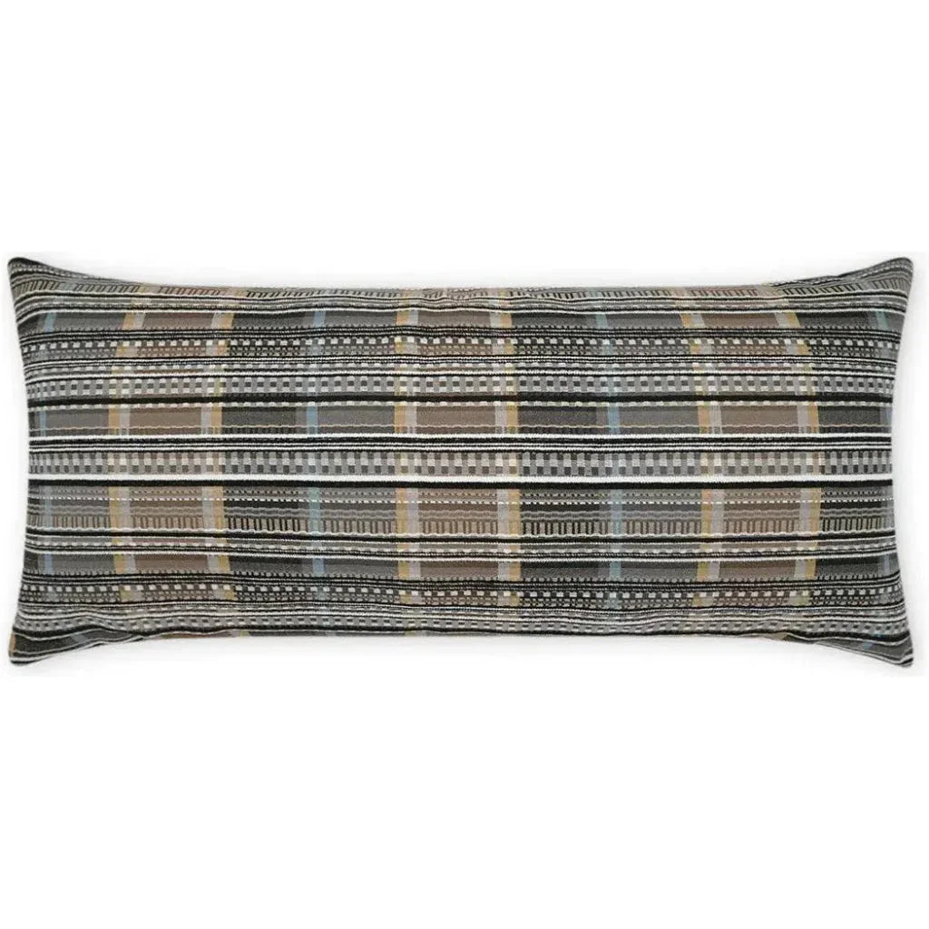 Outdoor Conch Lumbar Pillow - Zinc-Outdoor Pillows-D.V. Kap-LOOMLAN