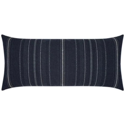 Outdoor Copeland Lumbar Pillow - Midnight-Outdoor Pillows-D.V. Kap-LOOMLAN