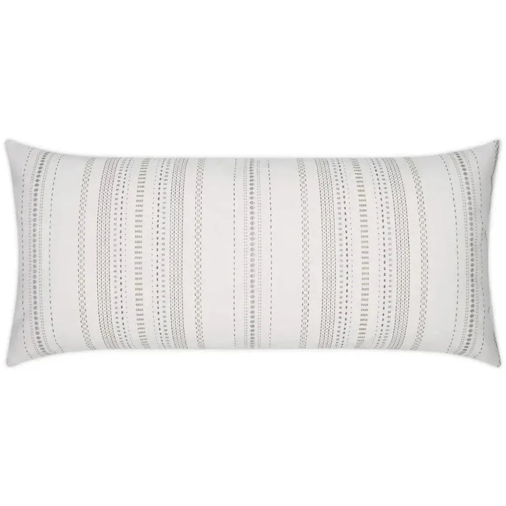 Outdoor Copeland Lumbar Pillow - Salt-Outdoor Pillows-D.V. Kap-LOOMLAN