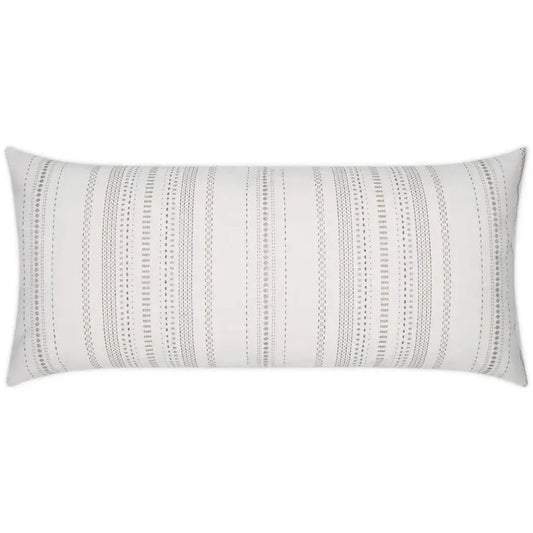 Outdoor Copeland Lumbar Pillow - Salt-Outdoor Pillows-D.V. Kap-LOOMLAN