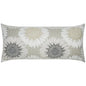 Outdoor Daisy Chain Lumbar Pillow - Sand-Outdoor Pillows-D.V. Kap-LOOMLAN