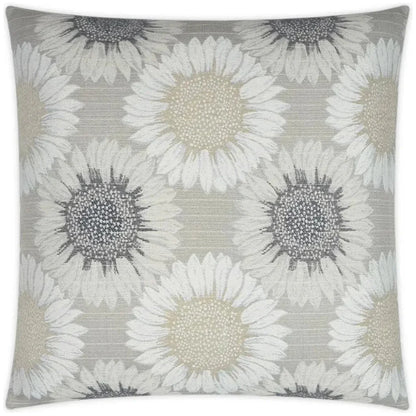 Outdoor Daisy Chain Pillow - Sand-Outdoor Pillows-D.V. Kap-LOOMLAN