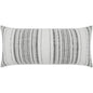Outdoor Deering Lumbar Pillow - Ebony-Outdoor Pillows-D.V. Kap-LOOMLAN
