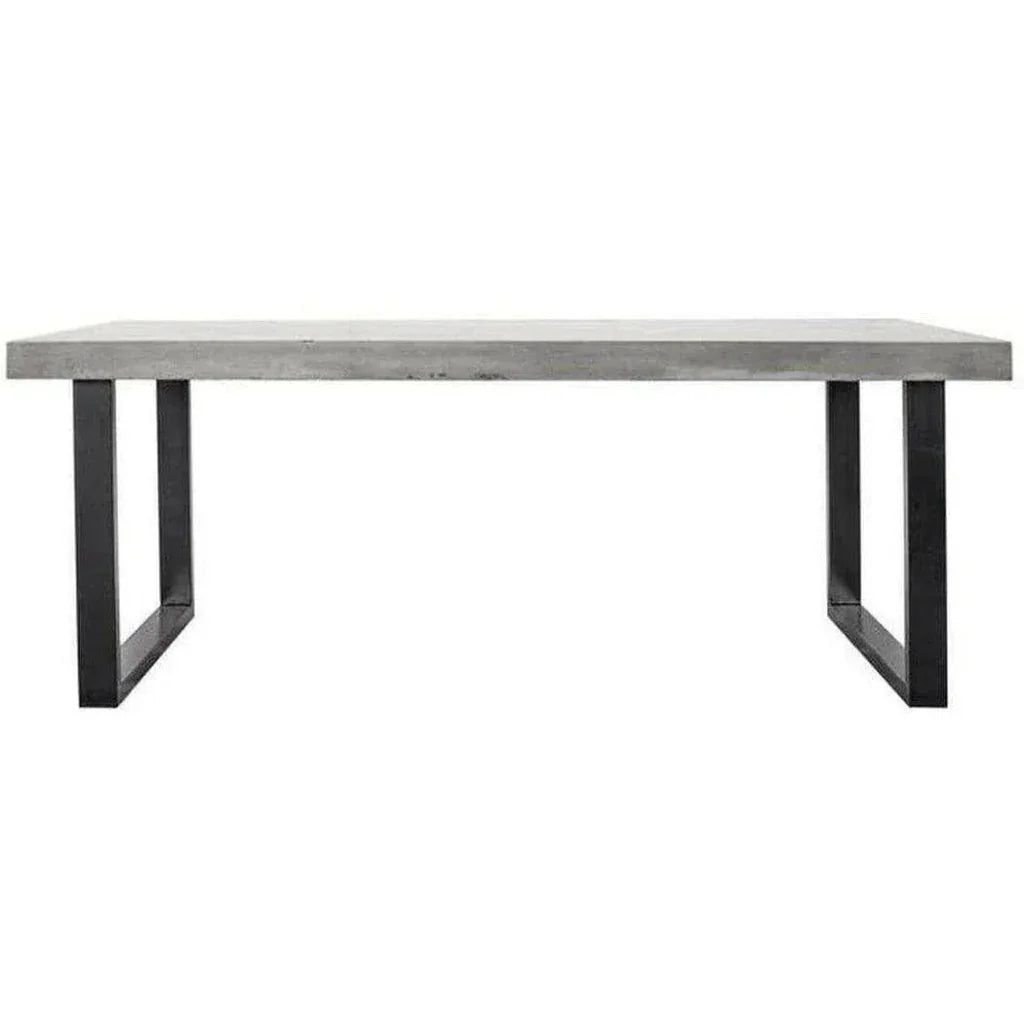 Outdoor Dining Table Large Grey-Outdoor Dining Tables-Moe's Home-LOOMLAN