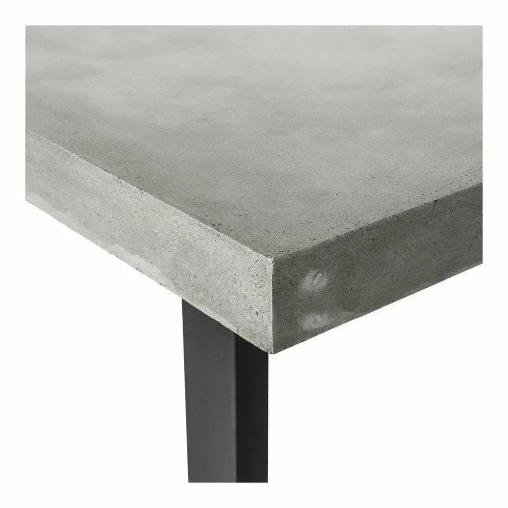 Outdoor Dining Table Large Grey-Outdoor Dining Tables-Moe's Home-LOOMLAN