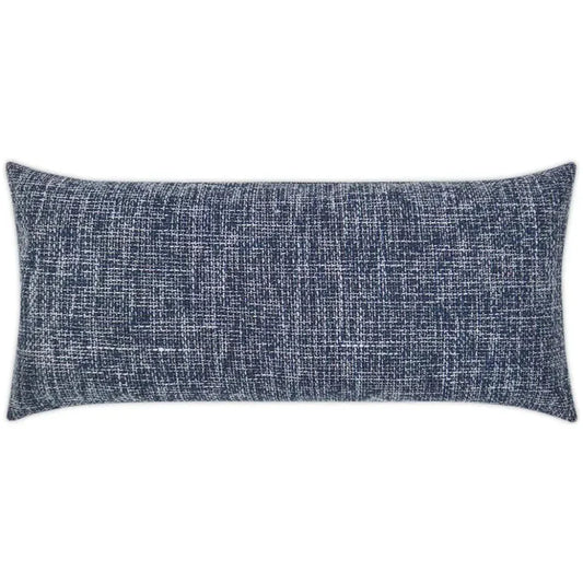 Outdoor Double Trouble Lumbar Pillow - Navy-Outdoor Pillows-D.V. Kap-LOOMLAN