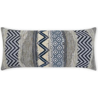 Outdoor Embolden Lumbar Pillow - Blue-Outdoor Pillows-D.V. Kap-LOOMLAN