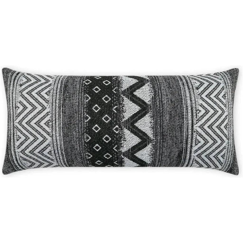Outdoor Embolden Lumbar Pillow - Charcoal-Outdoor Pillows-D.V. Kap-LOOMLAN