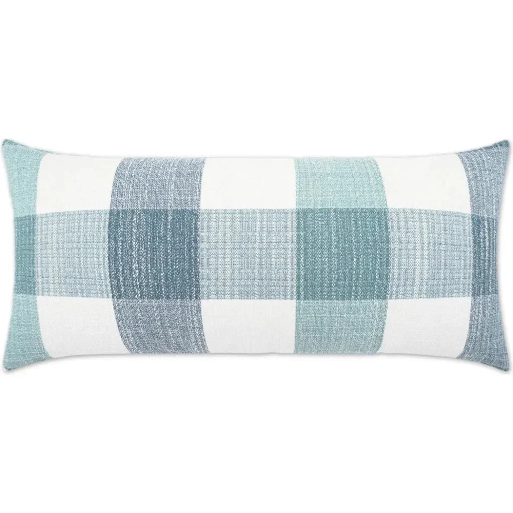 Outdoor Farmhouse Lumbar Pillow - Spa-Outdoor Pillows-D.V. Kap-LOOMLAN