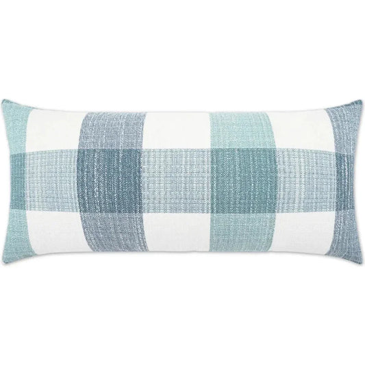Outdoor Farmhouse Lumbar Pillow - Spa-Outdoor Pillows-D.V. Kap-LOOMLAN