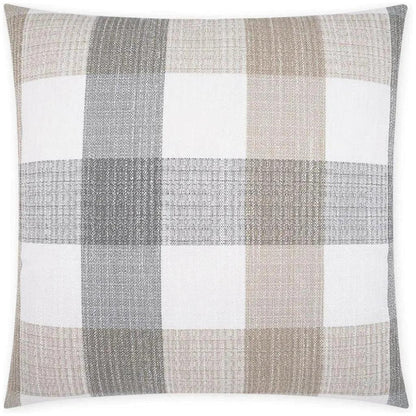 Outdoor Farmhouse Pillow - Natural-Outdoor Pillows-D.V. Kap-LOOMLAN