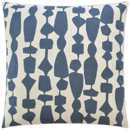 Outdoor Freya Pillow - Denim-Outdoor Pillows-D.V. Kap-LOOMLAN