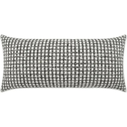 Outdoor Heart Stone Lumbar Pillow - Grey-Outdoor Pillows-D.V. Kap-LOOMLAN