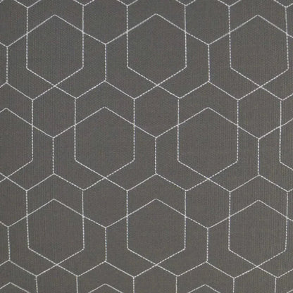 Outdoor Hex Quilt Pillow - Grey-Outdoor Pillows-D.V. Kap-LOOMLAN