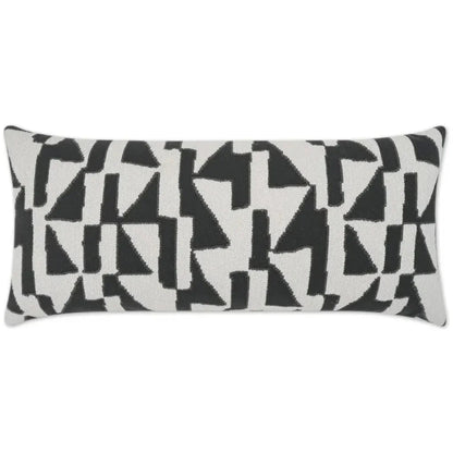 Outdoor Imka Lumbar Pillow - Grey-Outdoor Pillows-D.V. Kap-LOOMLAN
