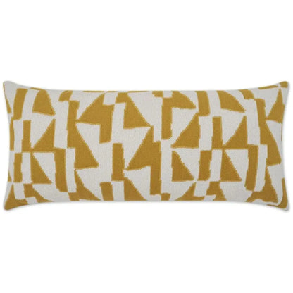 Outdoor Imka Lumbar Pillow - Yellow-Outdoor Pillows-D.V. Kap-LOOMLAN