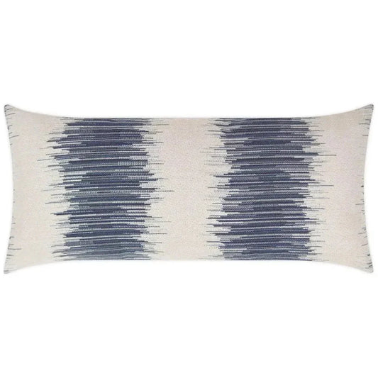 Outdoor Impromptu Lumbar Pillow - Indigo-Outdoor Pillows-D.V. Kap-LOOMLAN