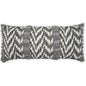 Outdoor Indiana Lumbar Pillow - Grey-Outdoor Pillows-D.V. Kap-LOOMLAN