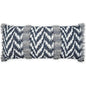 Outdoor Indiana Lumbar Pillow - Indigo-Outdoor Pillows-D.V. Kap-LOOMLAN