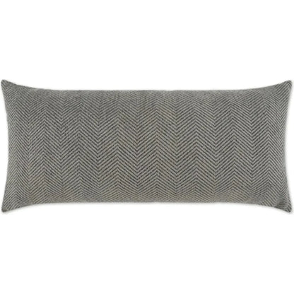 Outdoor Justify Lumbar Pillow - Slate-Outdoor Pillows-D.V. Kap-LOOMLAN