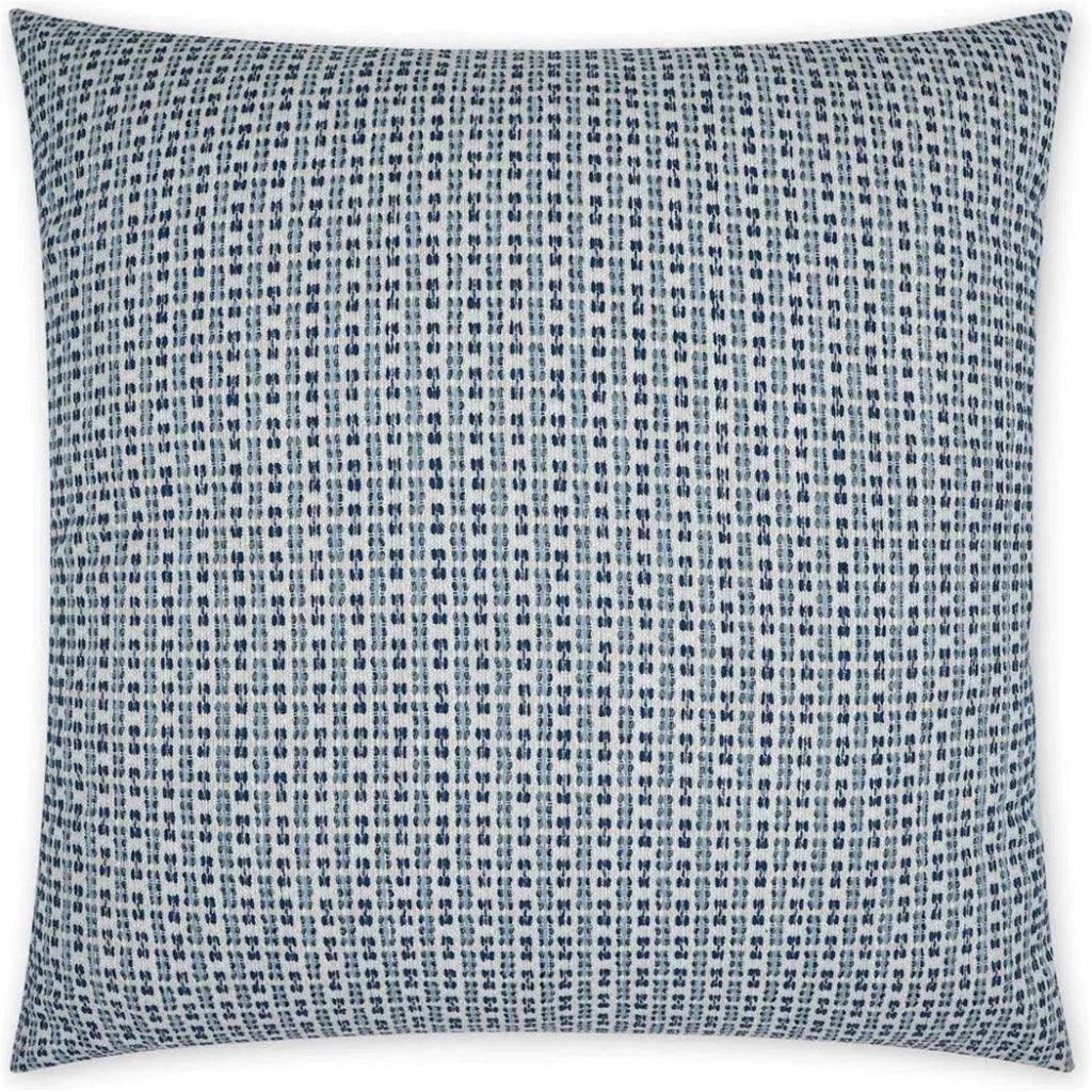 Outdoor Kittery Pillow - Blue-Outdoor Pillows-D.V. Kap-LOOMLAN