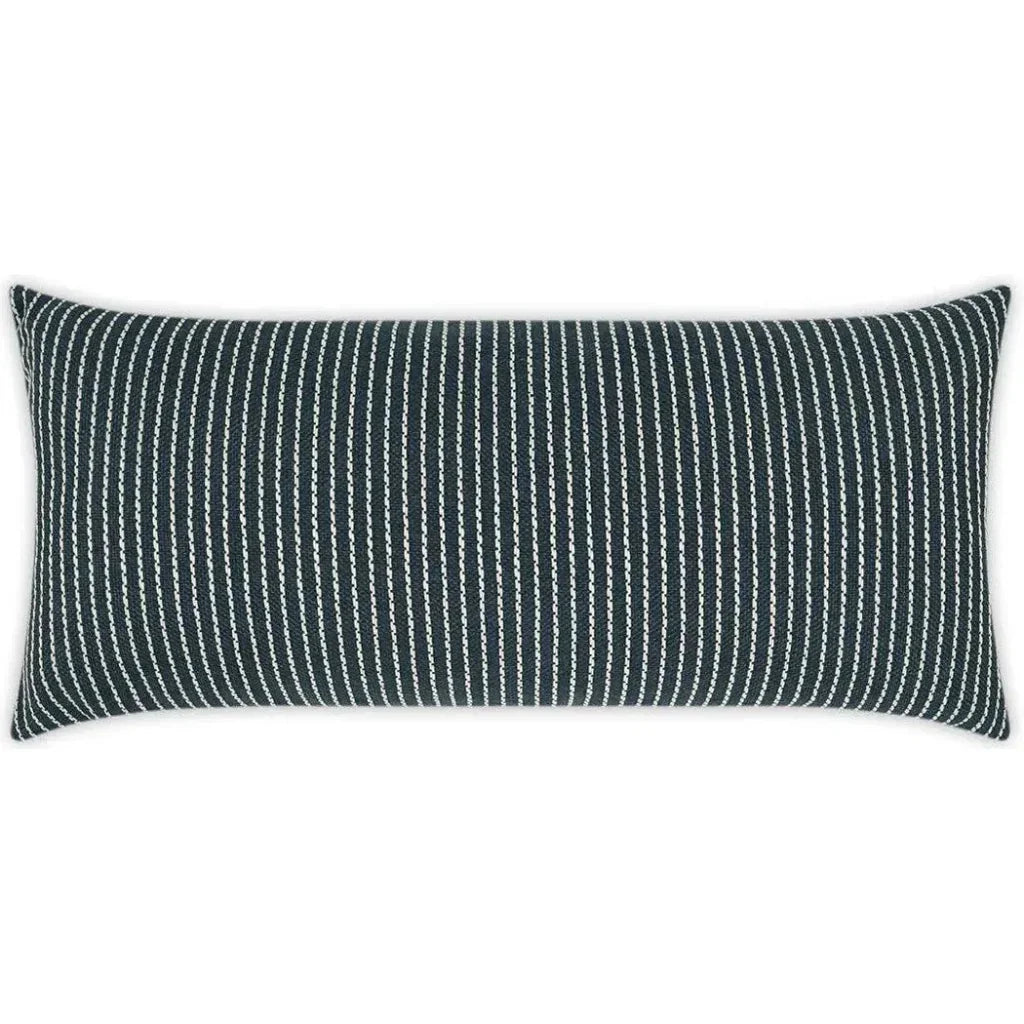 Outdoor Linus Lumbar Pillow - Indigo-Outdoor Pillows-D.V. Kap-LOOMLAN