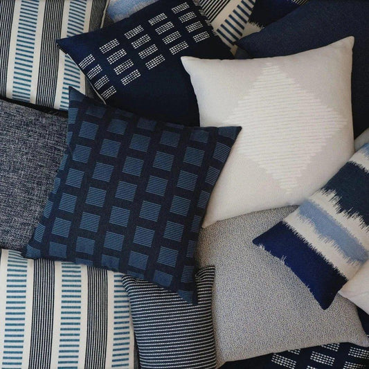 Outdoor Linus Pillow - Indigo-Outdoor Pillows-D.V. Kap-LOOMLAN