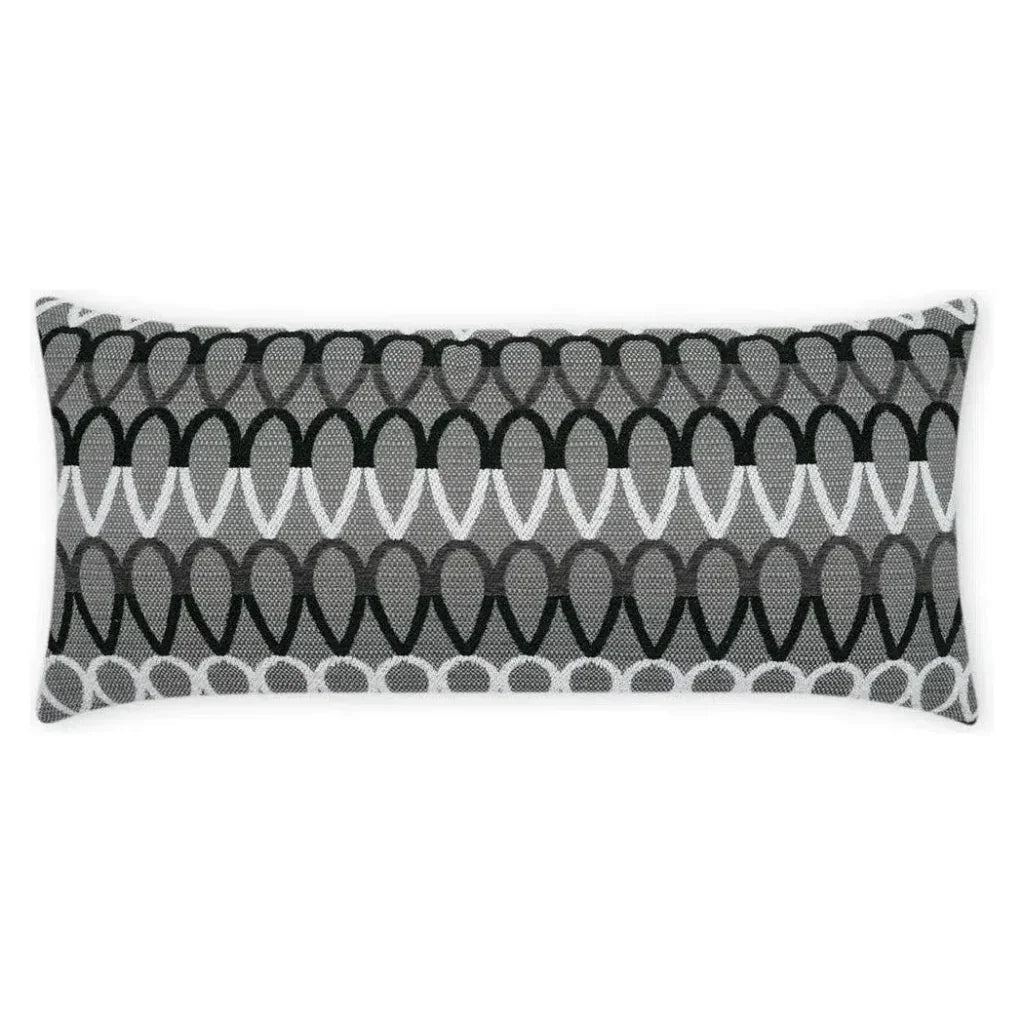 Outdoor Lozenge Lumbar Pillow-Outdoor Pillows-D.V. Kap-LOOMLAN