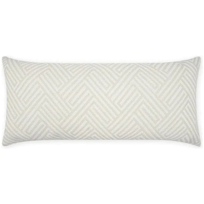 Outdoor Mandros Lumbar Pillow - Ivory-Outdoor Pillows-D.V. Kap-LOOMLAN