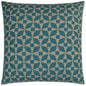 Outdoor Marquee Pillow - Turquoise-Outdoor Pillows-D.V. Kap-LOOMLAN